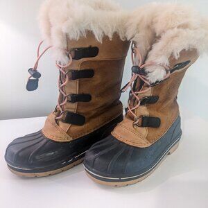 Fur lined toddler girls Winter Boots